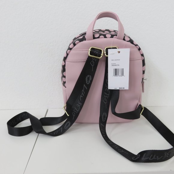 Luv Betsey Small Women Backpacks Blk/Pink